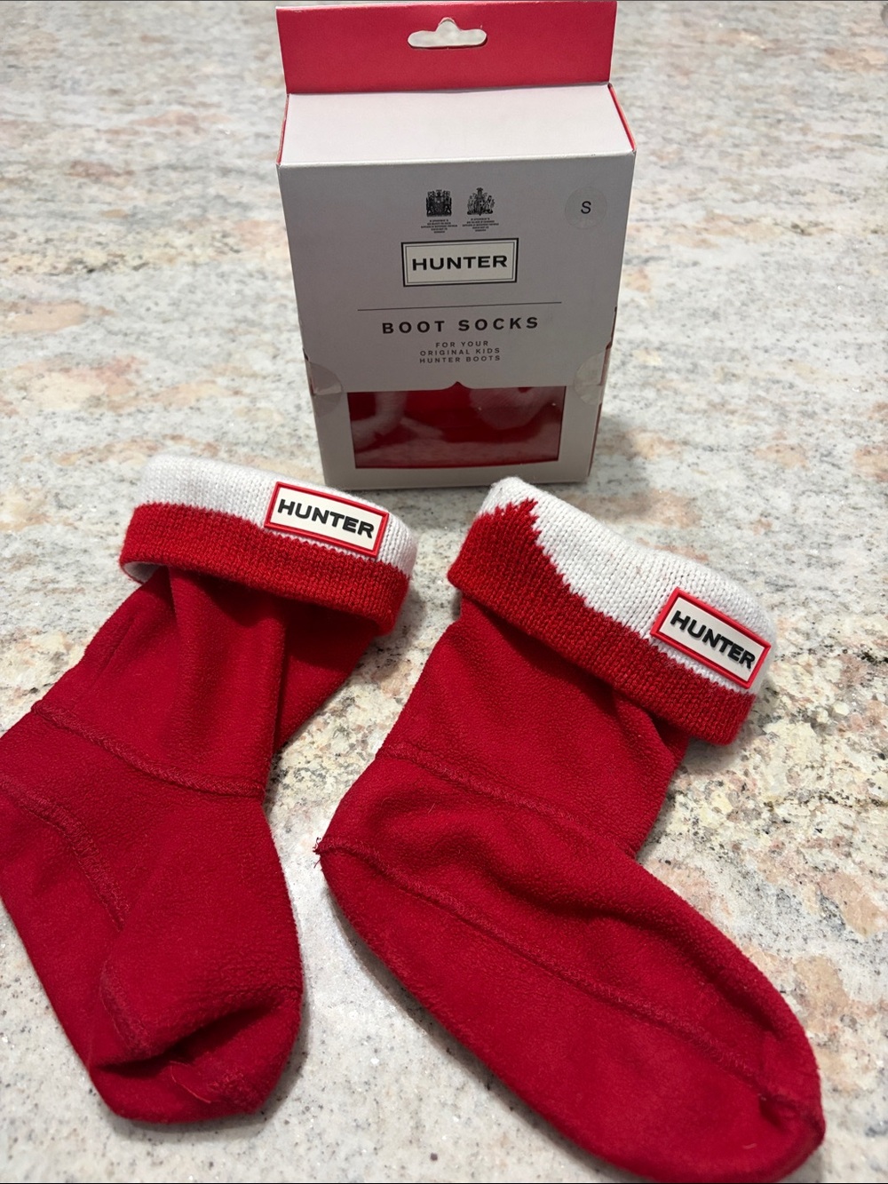 10/$30 Hunter Boot Socks with White Fold-Over Cuffs and Logo